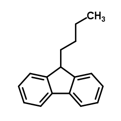 9-n-Butylfluorene structure, CAS 3952-42-9