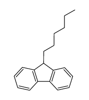 9-n-Hexylfluorene structure, CAS 2470-83-9
