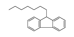 9-n-Heptylfluorene structure, CAS 98609-93-9