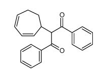 2-(Cyclohepta-2,4-dienyl)-1,3-diphenylpropane-1,3-dione structure, CAS 847997-49-3