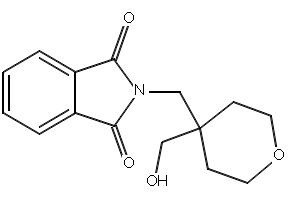 1,3-Diphenyl-2-(tetrahydro-2H-pyran-2-yl)propane-1,3-dione structure, CAS 847997-51-7