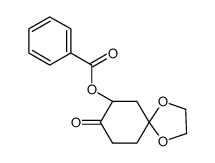 (2-Benzoyloxy)-1,4-cyclohexanedione (mono)ethylene ketal structure, CAS 872312-37-3