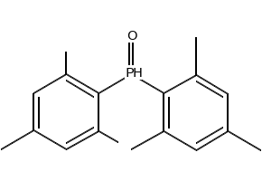 Dimesitylphosphine structure, CAS 1732-66-7