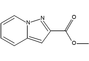 Methyl pyrazolo[1,5-a]pyridine-2-carboxylate structure, CAS 151831-21-9
