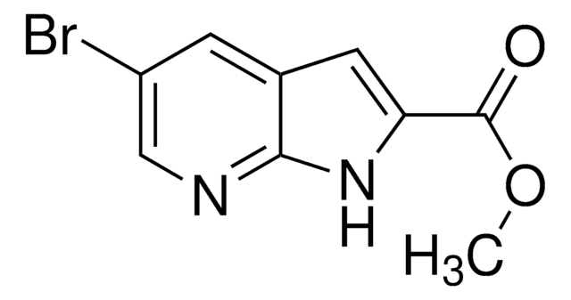 Methyl 4-bromo-1H-pyrrolo[2,3-c]pyridine-2-carboxylate structure, CAS 870235-32-8