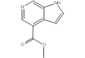 Methyl 4-(methylthio)-1H-pyrrolo[2,3-c]pyridine-2-carboxylate structure, CAS 871583-22-1