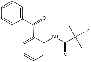 2-Bromo-2-methylpropanamide structure, CAS 7462-74-0