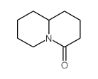Hexahydro-1H-quinolizin-4(6H)-one structure, CAS 491-40-7