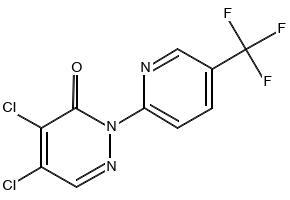2-[3-(3-Bromophenyl)-2H-azirin-2-yl]-5-(trifluoromethyl)pyridine structure, CAS 895637-79-3