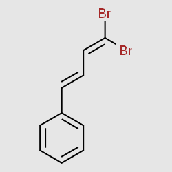 (E)-(4,4-Dibromobuta-1,3-dienyl)benzene structure, CAS 77295-76-2