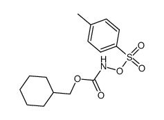 Cyclohexylmethyl N-tosyloxycarbamate structure, CAS 869111-41-1