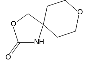 3,6-Dioxa-1-azaspiro[4.5]decan-2-one structure, CAS 335200-13-0
