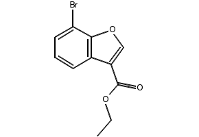 Ethyl 7-methoxybenzofuran-3-carboxylate structure, CAS 899795-69-8