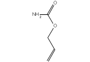 Allyl carbamate structure, CAS 2114-11-6
