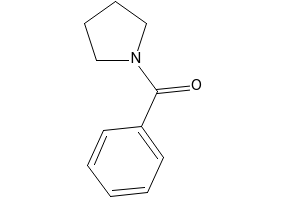 N-Benzoyl pyrrolidine structure, CAS 3389-54-6