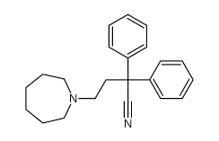 4-(Azepan-1-yl)-2,2-diphenylbutanenitrile structure, CAS 83898-29-7