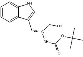 N-Boc-D-Tryptophanol structure, CAS 158932-00-4