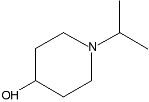 1-Isopropyl-4-piperidinol structure, CAS 5570-78-5