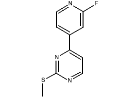 4-(Isoxazol-4-yl)-2-(methylthio)pyrimidine structure, CAS 956721-96-3