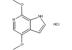 4,7-Dimethoxy-1H-pyrrolo[2,3-c]pyridine structure, CAS 452296-79-6
