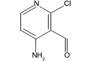 4-Amino-2-chloronicotinaldehyde structure, CAS 338452-92-9