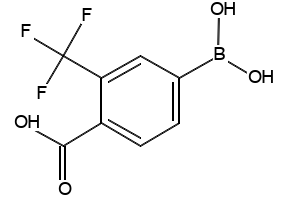 4-Borono-2-(cyclohexyloxy)benzoic acid structure, CAS 1045780-95-7