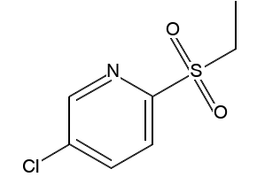 5-Chloro-2-(ethylsulfonyl)pyridine structure, CAS 859536-33-7