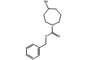 Benzyl 4-hydroxyazepane-1-carboxylate structure, CAS 648418-25-1