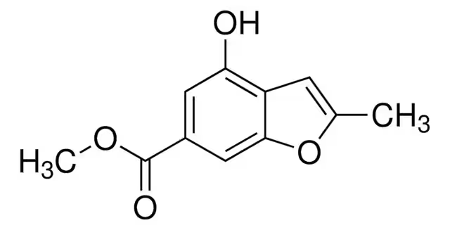 Methyl 4-hydroxy-2-methylbenzofuran-6-carboxylate structure, CAS 314725-17-2