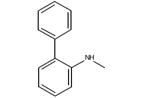 N-Methylbiphenyl-2-amine structure, CAS 14925-09-8