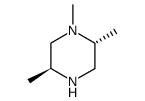 trans-1,2,5-Trimethylpiperazine structure, CAS 24779-49-5