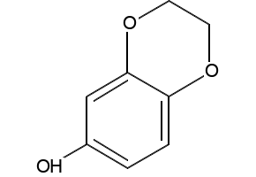2,3-Dihydrobenzo[b][1,4]dioxin-6-ol structure, CAS 10288-72-9