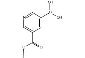 5-(Methoxycarbonyl)pyridin-3-ylboronic acid structure, CAS 871329-53-2