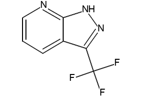 3-(Trifluoromethyl)-1H-pyrazolo[3,4-b]pyridine structure, CAS 956010-87-0