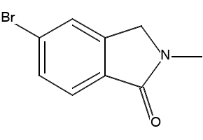 5-Bromo-2-methylisoindolin-1-one structure, CAS 868066-91-5