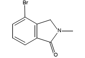 4-Bromo-2-methylisoindolin-1-one structure, CAS 435273-55-5