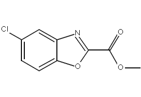5-Chloro-benzooxazole-2-carboxylic acid methyl ester structure, CAS 27383-92-2