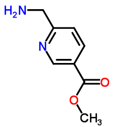 Methyl 6-(aminomethyl)nicotinate structure, CAS 139183-87-2