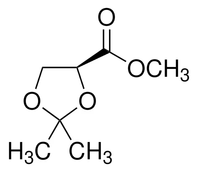 1,3-Dioxolane-4-carboxylicacid, 2,2-dimethyl-, methyl ester, (4S)- structure, CAS 60456-21-5