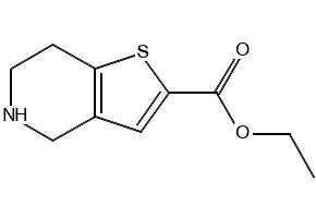 Ethyl 4,5,6,7-tetrahydrothieno[3,2-c]pyridine-2-carboxylate structure, CAS 1080026-94-3