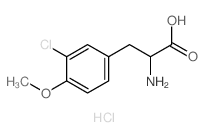 (S)-2-Amino-3-(3-chloro-4-methoxyphenyl)propanoic acid hydrochloride structure, CAS 6970-33-8