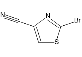2-Bromo-4-cyanothiazole structure, CAS 848501-90-6
