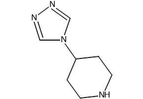 Piperidine,4-(3,5-dimethyl-4H-1,2,4-triazol-4-yl)- structure, CAS 795310-52-0