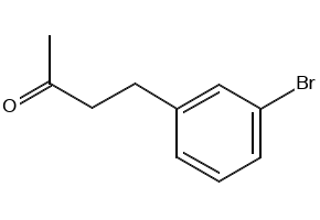 4-(m-Bromophenyl)-2-butanone structure, CAS 3506-70-5