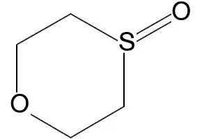 1,4-Oxathiane, 4-oxide structure, CAS 109-03-5