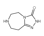 3H-1,2,4-Triazolo[4,3-d][1,4]diazepin-3-one,2,5,6,7,8,9-hexahydro- structure, CAS 954236-41-0