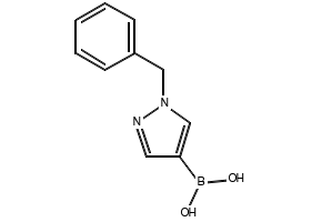 Boronic acid,B-[1-(phenylmethyl)-1H-pyrazol-4-yl]- structure, CAS 852362-22-2