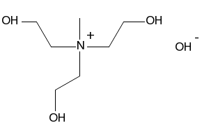 N-Ethyl-2-hydroxy-N-(2-hydroxyethyl)-N-MethylethanaMiniuM BroMide structure, CAS 7071-16-1