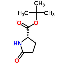 L-Proline,5-oxo-, 1,1-dimethylethyl ester structure, CAS 35418-16-7