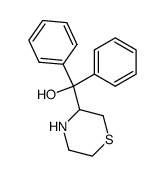 Diphenyl(thiomorpholin-3-yl)methanol structure, CAS 76-85-7